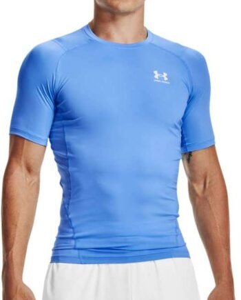 Under Armour Mens UA HG Armour Comp SS, Short-Sleeved Sports t-Shirt for Men, Comfortable and Lightweight Gym Clothes for Workouts