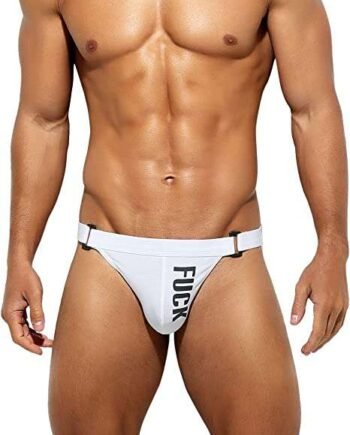 Arjen Kroos Men's Sexy Low Rise Jockstrap Breathable Cotton Underwear