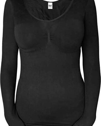 HEAT HOLDERS - Ladies Winter Warm Cotton Thermal Underwear Long Sleeve Top Vest