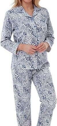 Indigo Sky Women's Luella 100% Brushed Cotton Wincyette Pyjama