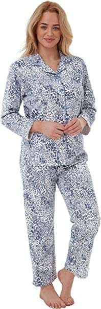 Indigo Sky Women's Luella 100% Brushed Cotton Wincyette Pyjama