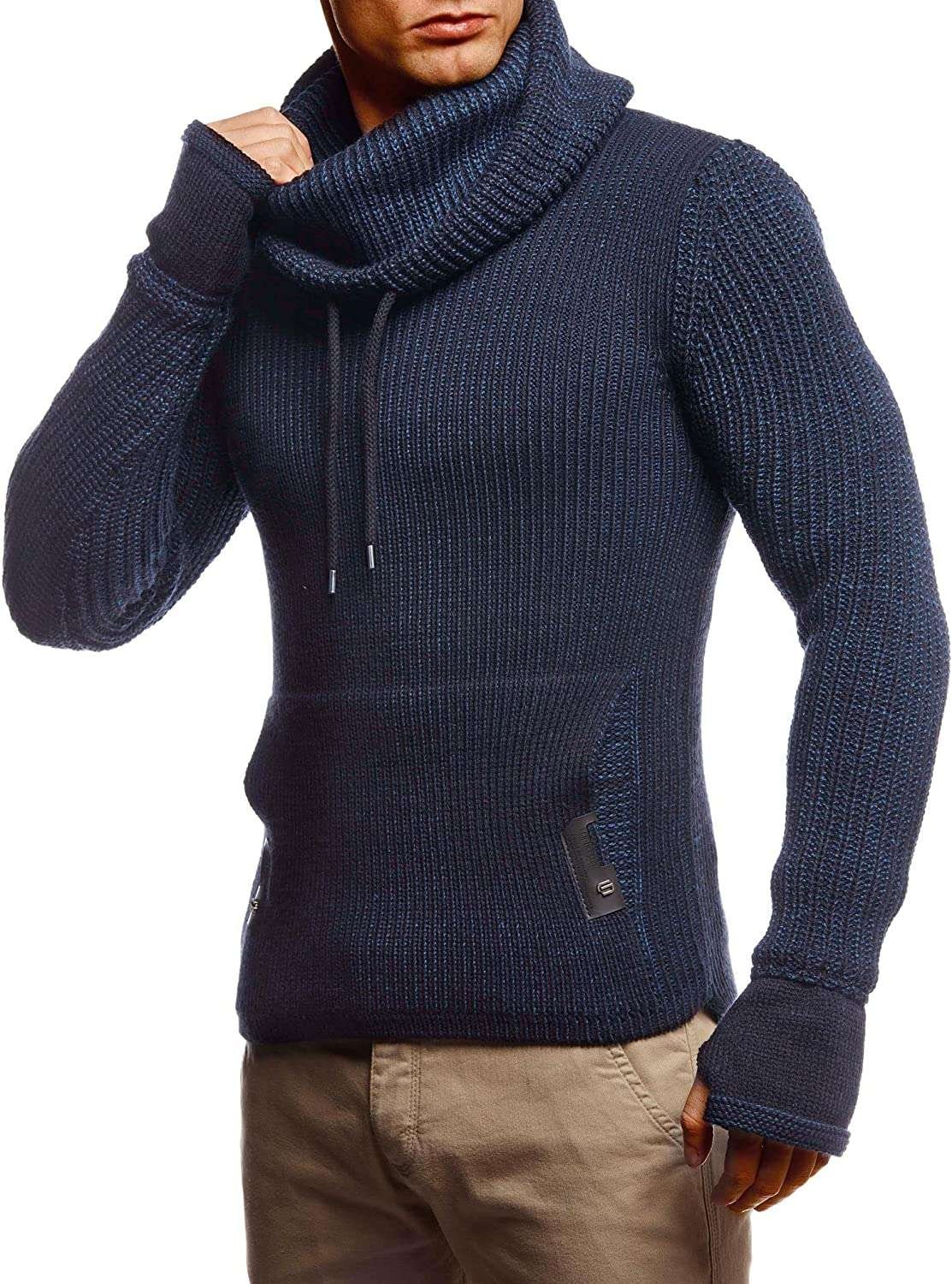 Leif Nelson Men's Pullover Knit Sweater LN-5060