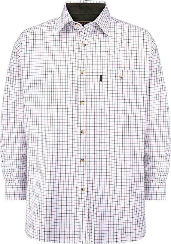 WALKER AND HAWKES - Men's 100% Cotton Brocton Country Shirt