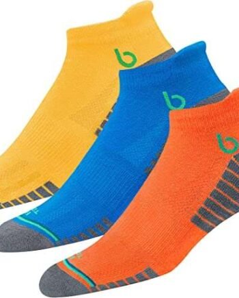 BAMBOS Eco Touch Men's Athletic Ankle Socks for Running & Gym