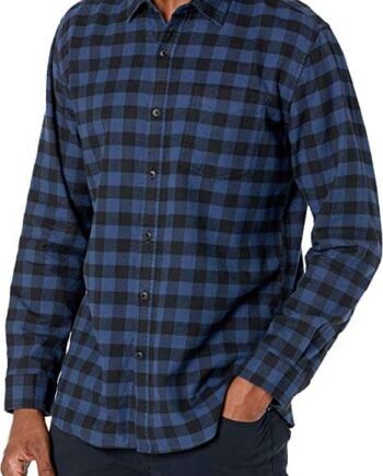 Essentials Men's Long-Sleeve Flannel Shirt (Available in Big & Tall)